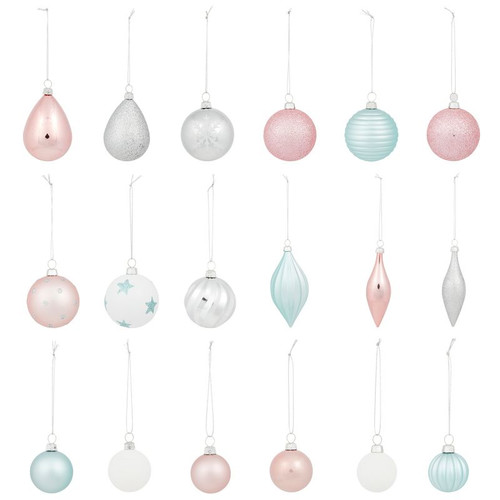 Christmas Baubles Set Midnight Dreams 40pcs