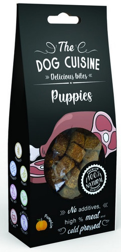 The Dog Cuisine Delicious Bites Puppies Turkey & Pumpkin 100g