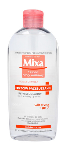 Mixa Micellar Water Anti-dryness for Eyes and Face 400ml