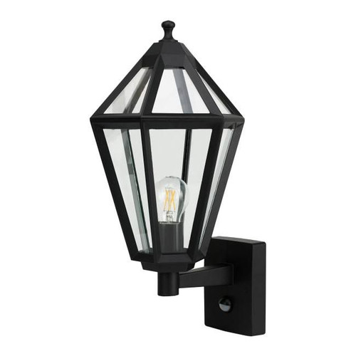 GoodHome Garden Outdoor Wall Lamp Radley E27 IP44, black