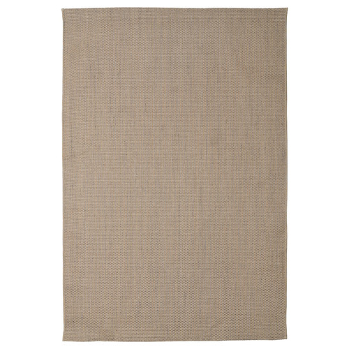 VODSKOV Rug, flatwoven, natural/light grey, 170x240 cm