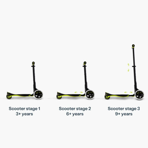 smarTrike Xtend Scooter 3in1- Yellow 3-12y