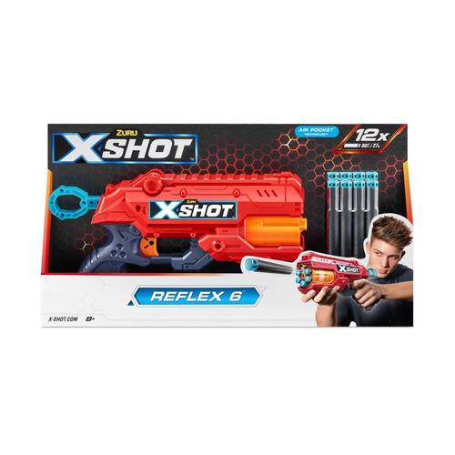 Zuru X-Shot Launcher Reflex 6 (12 Darts) 8+