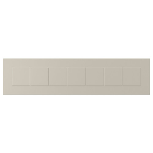 STENSUND Drawer front, beige, 80x20 cm