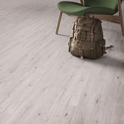 Gres Floor Tile Boxwood GoodHome 18.5 x 59.8 cm, grey, 1 sqm