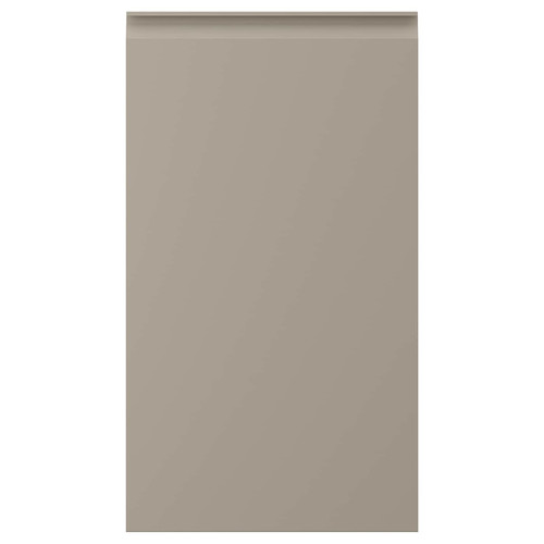 UPPLÖV Front for dishwasher, matt dark beige, 45x80 cm