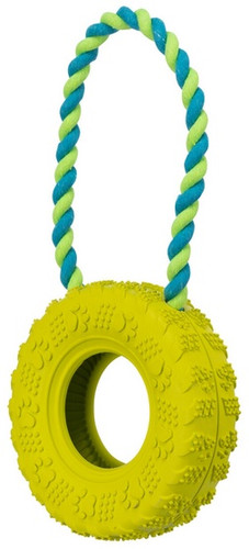 Trixie Dog Toy Tire on a Rope 15/32cm