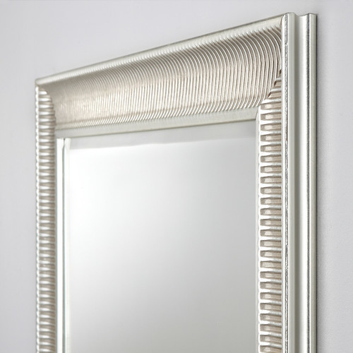 SONGE Mirror, silver-colour, 91x130 cm