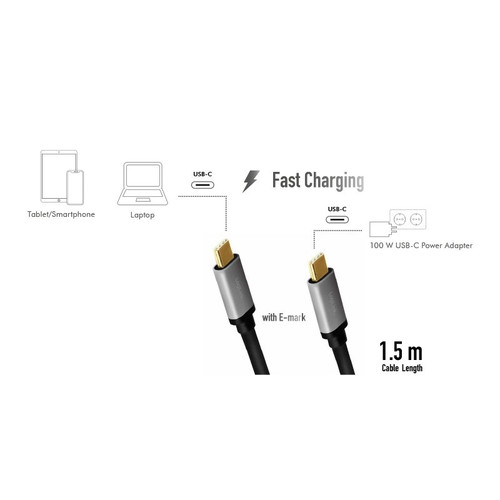 LogiLink USB-C M/M Cable PD 1.5 m