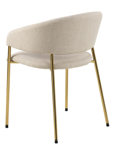 Chair Ann, beige-gold