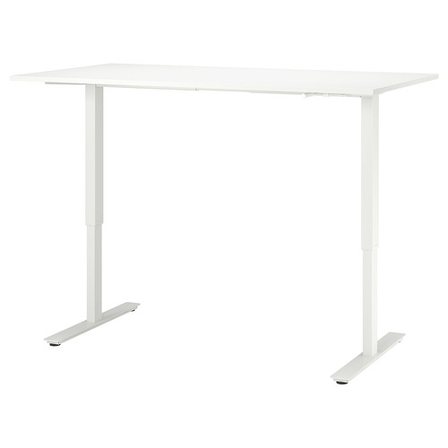 TROTTEN Table top, white, 160x80 cm