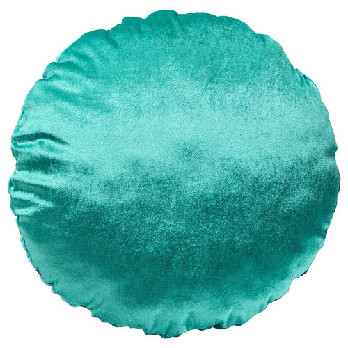 BLÅVINGAD Cushion, coral-shaped/turquoise