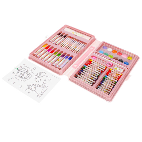 Kids Art Creative Case Stationery Set 68pcs Unicorn