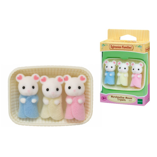 Sylvanian Families Marshmallow Mouse Triplets 3+