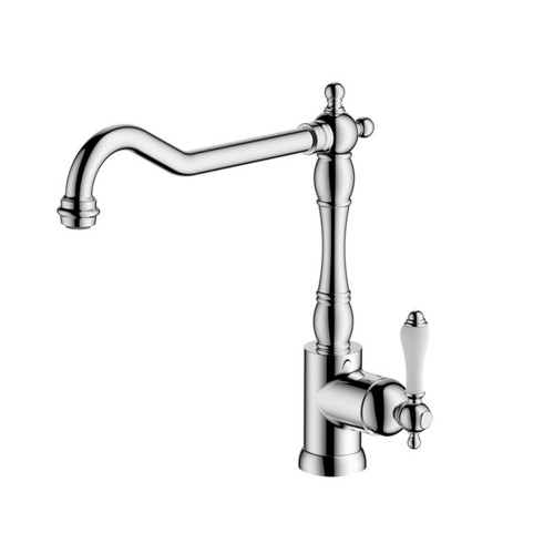 Cooke&Lewis Kitchen Side Lever Tap Belmore, chrome effect