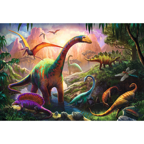 Trefl Jigsaw Puzzles Dinosaur World 100pcs 5+