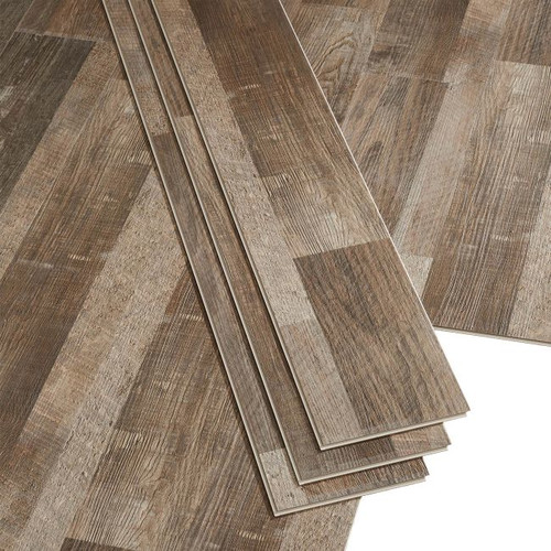 GoodHome Vinyl Flooring, aged multicoloured oak, 2.2 m2, 12-pack