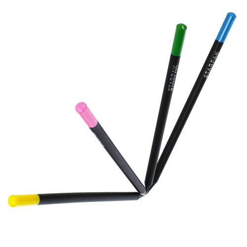 Starpak Pencil with Eraser HB Black 4pcs