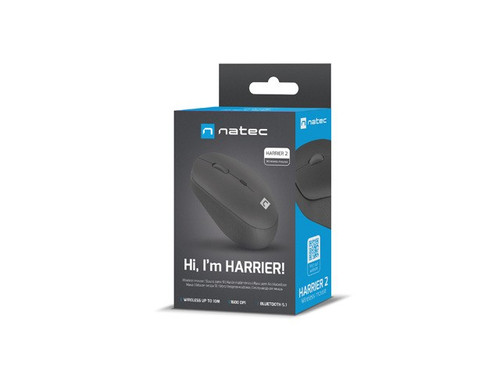 Natec Wireless Mouse Harrier 2, black