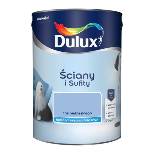 Dulux Walls & Ceilings Matt Latex Paint 5l something blue