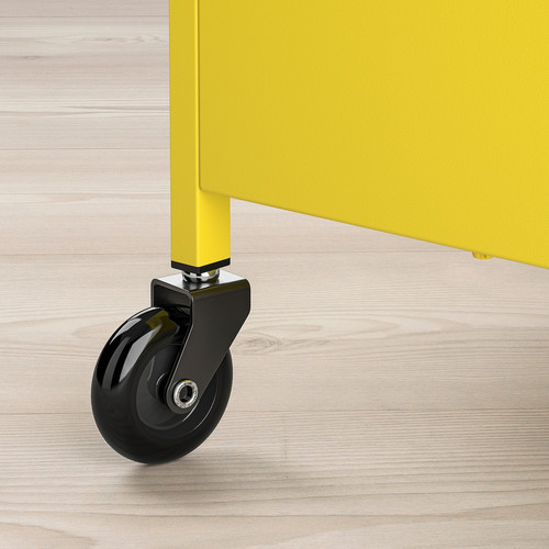 NISSAFORS Trolley, yellow, 50.5x30x83 cm