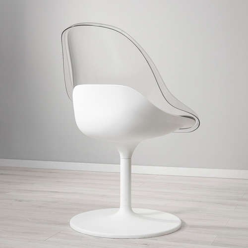 BALTSAR Swivel chair, white