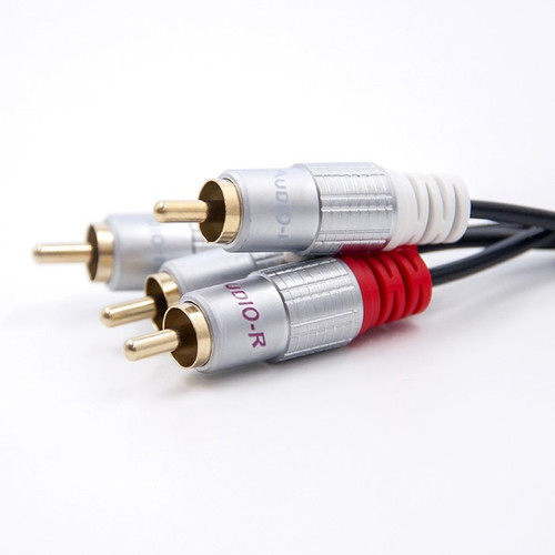 Qoltec Audio Cable 2xRCA male 2xRCA male