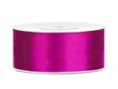 Satin Ribbon 25mm x 25m, fuchsia