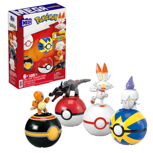 MEGA Pokémon Fire-Type Team Building Toy Kit HTJ06 4+