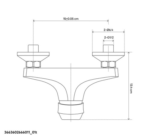 GoodHome Shower Mixer Tap Sopot, chrome