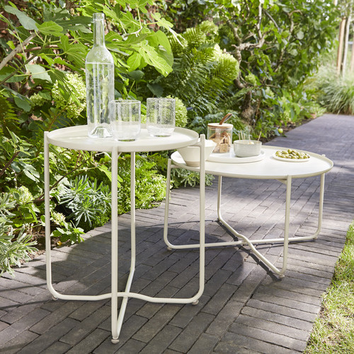 GoodHome Garden Coffee Table Nova 46 cm, beige