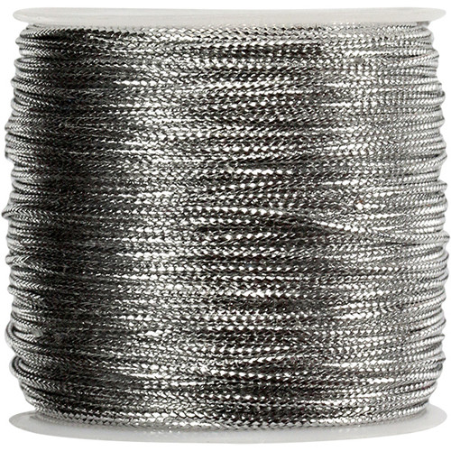 Metallised String 1.5mm x 50m, silver