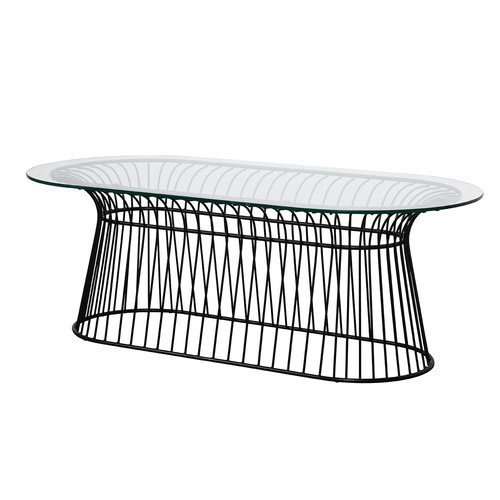 Coffee Table Ombra, oval, black