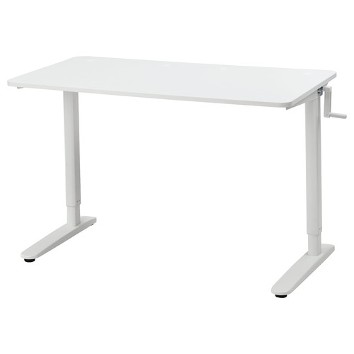 RELATERA Desk sit/stand, white, 117x60 cm