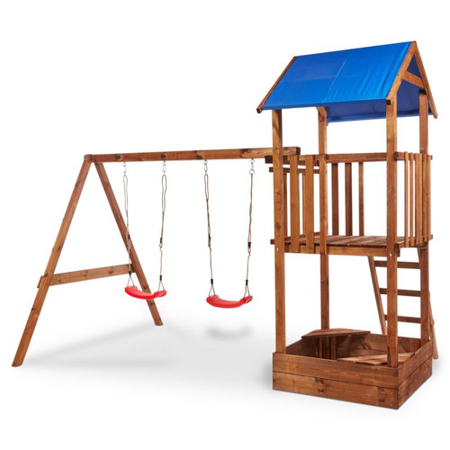 Playground Set Swing with Tower, assorted colours