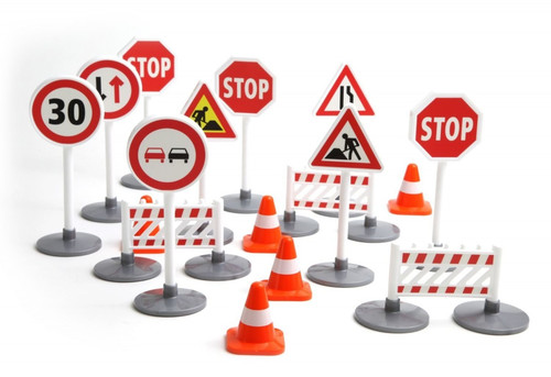 Road Signs 16cm 17pcs 2+