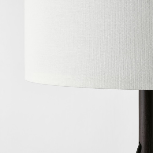 LAUTERS Table lamp, brown ash, white