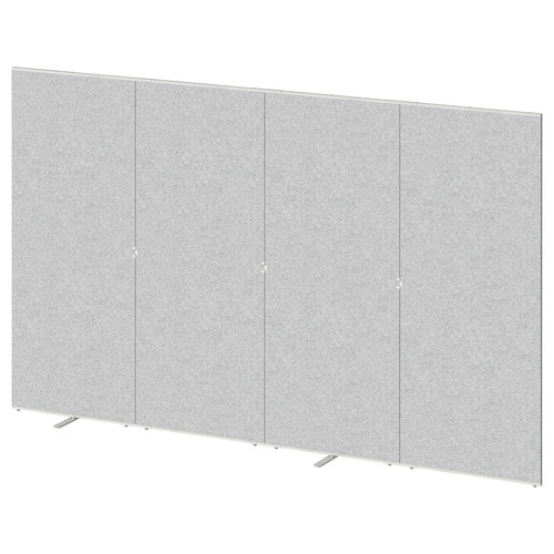 SIDORNA Room divider, grey, 320x195 cm