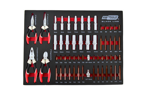 AW 6-Drawer Roll Tool Box + 177 Tools