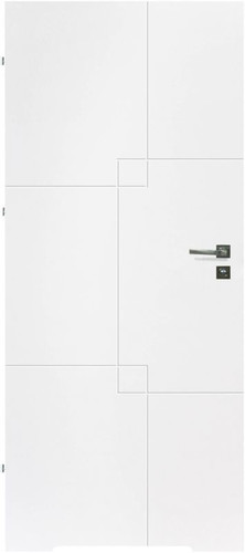 Internal Door Exmoor Piazze 70, undercut, left, white