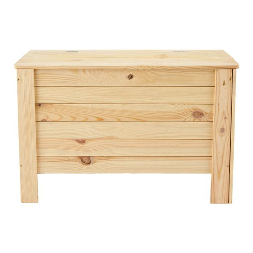 Wooden Chest with Lid 100L