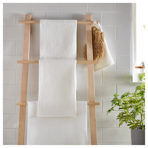 SALVIKEN Hand towel, white, 50x100 cm