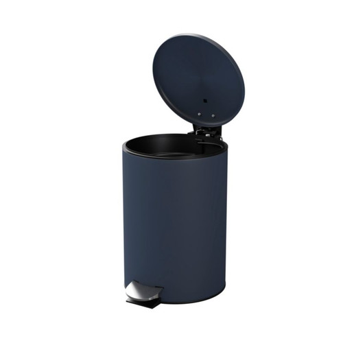 GoodHome Bathroom Waste Bin Koros 3 l, dark blue