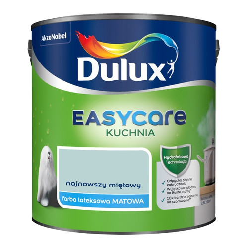 Dulux EasyCare Kitchen Hydrophobic Paint 2.5l newest mint