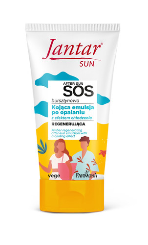 FARMONA SUN Jantar Amber Soothing SOS Regenerating After-Sun Emulsion With A Cooling Effect 150ml