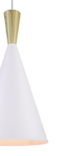 GoodHome Pendant Lamp Arraqis E27 19cm, white