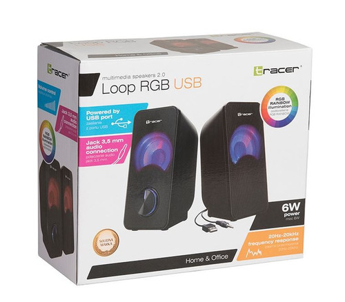 Tracer Speakers 2.0 Loop RGB USB