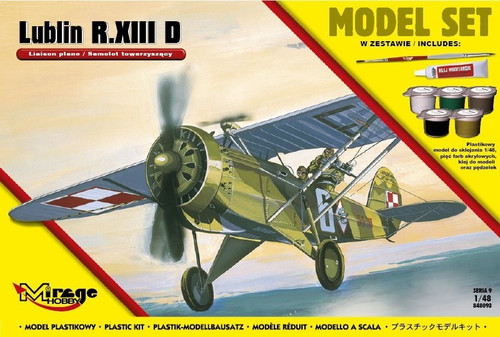 Mirage Model Kit Liaison Plane Lublin R.XIII D 14+