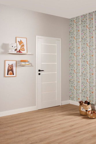 Non-rebated Internal Door Toreno 80, right, chalk white