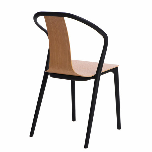 Chair Bella, black/natural